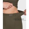 imageINLYRIC Womens 94 Cotton Leggings Soft High Waisted Pants Stretch Full Length LoungeDesert Olive