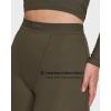 imageINLYRIC Womens 94 Cotton Leggings Soft High Waisted Pants Stretch Full Length LoungeDesert Olive