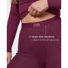 imageINLYRIC Womens 94 Cotton Leggings Soft High Waisted Pants Stretch Full Length LoungeGrape Wine