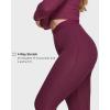 imageINLYRIC Womens 94 Cotton Leggings Soft High Waisted Pants Stretch Full Length LoungeGrape Wine