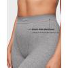imageINLYRIC Womens 94 Cotton Leggings Soft High Waisted Pants Stretch Full Length LoungeHeather Carbon