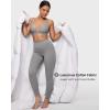 imageINLYRIC Womens 94 Cotton Leggings Soft High Waisted Pants Stretch Full Length LoungeHeather Carbon