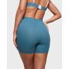 imageINLYRIC Womens Boxer Briefs Cotton High Waisted Boy Shorts Underwear 5quot Inseam Stretch Boxer ShortsBlue Ashes