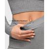 imageINLYRIC Womens Boxer Briefs Cotton High Waisted Boy Shorts Underwear 5quot Inseam Stretch Boxer ShortsHeather Carbon