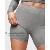 imageINLYRIC Womens Boxer Briefs Cotton High Waisted Boy Shorts Underwear 5quot Inseam Stretch Boxer ShortsHeather Carbon