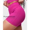 imageINLYRIC Womens Boxer Briefs Cotton High Waisted Boy Shorts Underwear 5quot Inseam Stretch Boxer ShortsHibiscus Purple