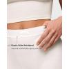 imageINLYRIC Womens Boxer Briefs Cotton High Waisted Boy Shorts Underwear 5quot Inseam Stretch Boxer ShortsIceland White