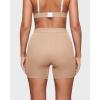 imageINLYRIC Womens Boxer Briefs Cotton High Waisted Boy Shorts Underwear 5quot Inseam Stretch Boxer ShortsNatural