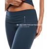 imageINLYRIC Womens Flared Leggings Fold Over Cotton Yoga Pants Y2K Pajama Lounge Bell Bottom 30 inchesStelindigo