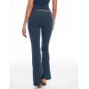 imageINLYRIC Womens Flared Leggings Fold Over Cotton Yoga Pants Y2K Pajama Lounge Bell Bottom 30 inchesStelindigo