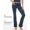 imageINLYRIC Womens Flared Leggings Fold Over Cotton Yoga Pants Y2K Pajama Lounge Bell Bottom 30 inchesStelindigo