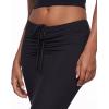 imageINLYRIC Womens High Waist Long Maxi Skirts Floor Length Stretchy Fitted Ruched Lounge SkirtBlack