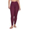 imageINLYRIC Womens 94 Cotton Leggings Soft High Waisted Pants Stretch Full Length LoungeGrape Wine