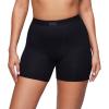 imageINLYRIC Womens Boxer Briefs Cotton High Waisted Boy Shorts Underwear 5quot Inseam Stretch Boxer ShortsBlack