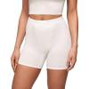 imageINLYRIC Womens Boxer Briefs Cotton High Waisted Boy Shorts Underwear 5quot Inseam Stretch Boxer ShortsIceland White