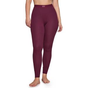 imageINLYRIC Womens 94 Cotton Leggings Soft High Waisted Pants Stretch Full Length LoungeGrape Wine