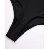 imageINLYRIC Womens Inbarely Plus Thong Underwear Pack  High Waisted Sexy Smooth Tagless Ladies Underwear Panties 3 PackBlack 3pack