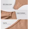 imageINLYRIC Womens Inbarely Plus Thong Underwear Pack  High Waisted Sexy Smooth Tagless Ladies Underwear Panties 3 PackGravel 3pack