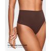 imageINLYRIC Womens Inbarely Plus Thong Underwear Pack  High Waisted Sexy Smooth Tagless Ladies Underwear Panties 3 PackHazelnut 3pack