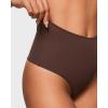 imageINLYRIC Womens Inbarely Plus Thong Underwear Pack  High Waisted Sexy Smooth Tagless Ladies Underwear Panties 3 PackHazelnut 3pack