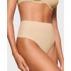 imageINLYRIC Womens Inbarely Plus Thong Underwear Pack  High Waisted Sexy Smooth Tagless Ladies Underwear Panties 3 PackLight Oatmeal 3pack