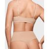 imageINLYRIC Womens Inbarely Plus Thong Underwear Pack  High Waisted Sexy Smooth Tagless Ladies Underwear Panties 3 PackWheat 3pack
