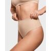 imageINLYRIC Womens Inbarely Plus Thong Underwear Pack  High Waisted Sexy Smooth Tagless Ladies Underwear Panties 3 PackWheat 3pack