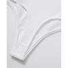 imageINLYRIC Womens Inbarely Plus Thong Underwear Pack  High Waisted Sexy Smooth Tagless Ladies Underwear Panties 3 PackWhite 3pack
