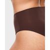 imageINLYRIC Womens Inbarely Soft Full Briefs  Mid Waist Underwear Breathable Stretch Tagless Ladies Panties 3 PackHazelnut 3pack