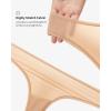 imageINLYRIC Womens Inbarely Soft Thong  No Show Sexy Panties Breathable Vwaisted Ladies Underwear 3 PackBasic 05 3pack