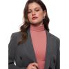 imageINLYRIC Womens Natrelax Mock Turtleneck Long Sleeve Bodysuit Thong Bodysuits Slim Fitted Thermal TopsBriar Rose