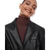 imageINLYRIC Womens Natrelax Mock Turtleneck Long Sleeve Bodysuit Thong Bodysuits Slim Fitted Thermal TopsTaupe