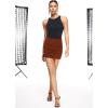 imageINLYRIC Womens Natrelax Sexy Bodysuit Thong Sleeveless Halter Racerback High Neck Tank Tops Body Suits for Going OutBlack