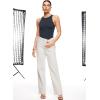 imageINLYRIC Womens Natrelax Sexy Bodysuit Thong Sleeveless Halter Racerback High Neck Tank Tops Body Suits for Going OutTwilight Blue