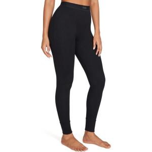 imageINLYRIC Womens 94 Cotton Leggings Soft High Waisted Yoga Pants Workout Stretch Full Length Black Small