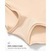 imageINLYRIC Womens Inbarely Plus Boyshorts Underwear  Soft Full Coverage Boxer Shorts Briefs Ladies Panties 3 PackBeige 3pack