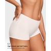 imageINLYRIC Womens Inbarely Plus Boyshorts Underwear  Soft Full Coverage Boxer Shorts Briefs Ladies Panties 3 PackCoconut White 3pack