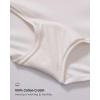 imageINLYRIC Womens Inbarely Plus Boyshorts Underwear  Soft Full Coverage Boxer Shorts Briefs Ladies Panties 3 PackCoconut White 3pack