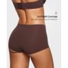 imageINLYRIC Womens Inbarely Plus Boyshorts Underwear  Soft Full Coverage Boxer Shorts Briefs Ladies Panties 3 PackHazelnut 3pack