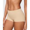 imageINLYRIC Womens Inbarely Plus Boyshorts Underwear  Soft Full Coverage Boxer Shorts Briefs Ladies Panties 3 PackLight Oatmeal 3pack