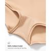 imageINLYRIC Womens Inbarely Plus Boyshorts Underwear  Soft Full Coverage Boxer Shorts Briefs Ladies Panties 3 PackWarm Beige 3pack