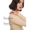 imageINLYRIC Womens Inbarely Soft Long Sleeve Tops Crew Neck Slim Fit Double Lined Basic Casual Going Out Y2K Tees ShirtsLight Oatmeal
