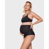 imageINLYRIC Womens Inbarely Soft Maternity Underwear  Over Bump High Waist Briefs Soft Full Coverage Pregnancy Panties PackBlack 2pack