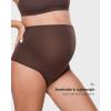 imageINLYRIC Womens Inbarely Soft Maternity Underwear  Over Bump High Waist Briefs Soft Full Coverage Pregnancy Panties PackHazelnut 2pack