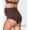 imageINLYRIC Womens Inbarely Soft Maternity Underwear  Over Bump High Waist Briefs Soft Full Coverage Pregnancy Panties PackHazelnut 2pack