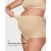 imageINLYRIC Womens Inbarely Soft Maternity Underwear  Over Bump High Waist Briefs Soft Full Coverage Pregnancy Panties PackLight Oatmeal 2pack