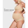 imageINLYRIC Womens Inbarely Soft Maternity Underwear  Over Bump High Waist Briefs Soft Full Coverage Pregnancy Panties PackLight Oatmeal 2pack