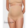 imageINLYRIC Womens Inbarely Soft Maternity Underwear  Over Bump High Waist Briefs Soft Full Coverage Pregnancy Panties PackWarm Beige 2pack