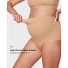 imageINLYRIC Womens Inbarely Soft Maternity Underwear  Over Bump High Waist Briefs Soft Full Coverage Pregnancy Panties PackWarm Beige 2pack