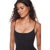 imageINLYRIC Womens Inbarely Soft Scoop Neck Bodysuit Double Lined Cami Sleeveless Spaghetti Strap Going Out Tank TopsBlack